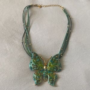 Vintage Butterfly Necklace